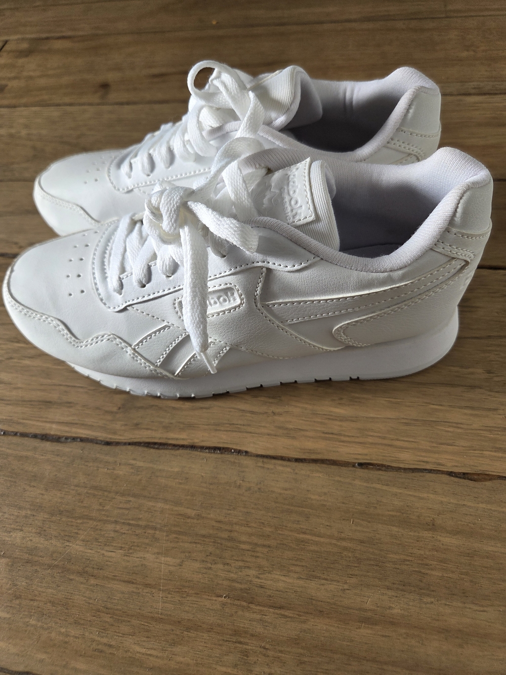 Reebok White Classic Low-Top Sneakers